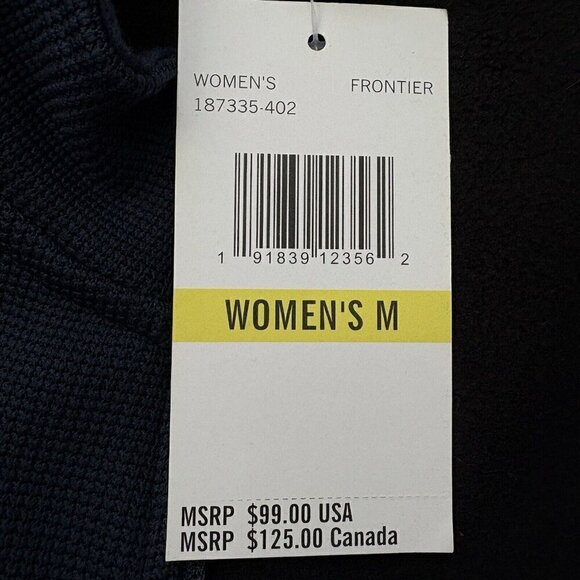 Spyder Full-Zip Sweater Fleece Jacket Frontier Navy Women’s M NWT 187335 GORP - Picture 7 of 9
